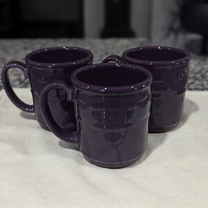 Longaberger Deep Purple Ceramic Mug